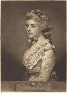 Frøken Kemble i en hvid kjole af John Jones after Sir Joshua Reynolds
