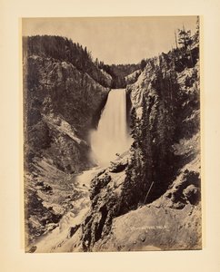 Yellowstone Falls af John K. Hillers