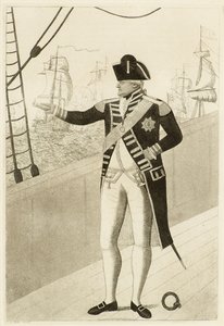 Admiral Duncan på Quarter Deck af John Kay