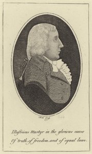 Portræt af Thomas Muir af John Kay