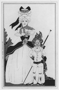 Illustration til Love for Love af William Congreve (litho)