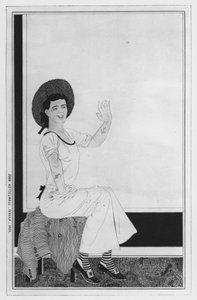 Illustration til Love for Love af William Congreve (litho)