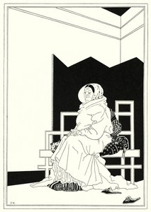 Illustration til historien om Aladdin og den vidunderlige lampe (litho)