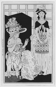 Illustration til The Way of the World af William Congreve (litho)