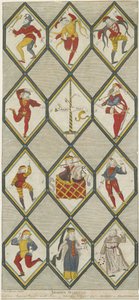 Betley Glass Window - Morris Dancers: gravering, nd [1751-1790] (tryk)