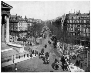 Boulevard de la Madeleine, Paris, slutningen af det 19. århundrede