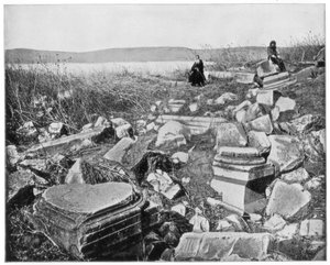 Kapernaum, Galilæa, Palæstina, slutningen af det 19. århundrede af John L. Stoddard