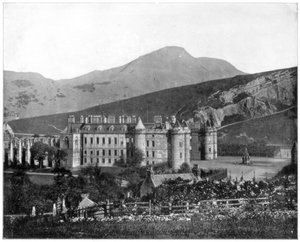 Holyrood Palace, Edinburgh, Skotland, slutningen af det 19. århundrede af John L. Stoddard