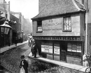 Old Curiosity Shop, London, 1893. af John L. Stoddard