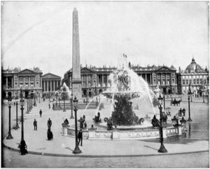 Place de la Concorde, Paris, slutningen af det 19. århundrede