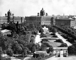 Volksgarten og Theseum, Wien, Østrig, 1893 af John L. Stoddard