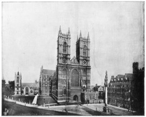 Westminster Abbey, London, slutningen af det 19. århundrede af John L. Stoddard