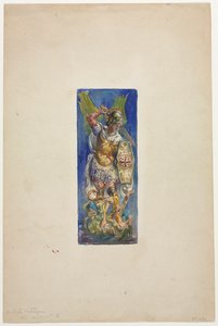 Design til farvet glas. af John La Farge