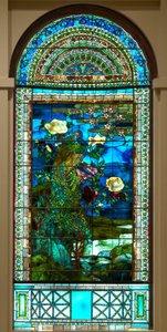 Påfugle og pæoner II af John La Farge