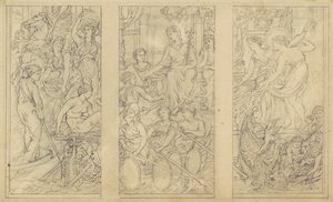 Studie til "Commerce" af John La Farge