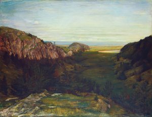 The Last Valley - Paradise Rocks, 1867-1868. af John La Farge