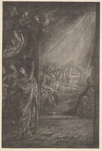 Fødselen.n.d. af John La Farge
