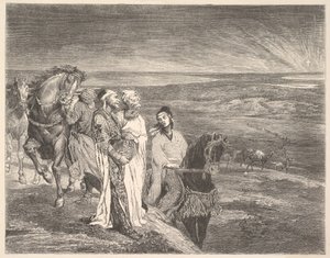 De vise mænd ud af østen, 1868. af John La Farge