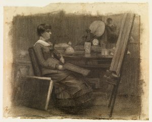 Hendes portræt af John Lavery
