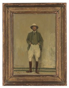 Portræt af Walter B. Harris, ca. 1907 (olie på lærred) af John Lavery