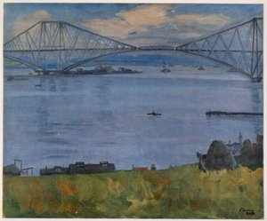 The Forth Bridge, 1914, fra British Artists at the Front, fortsættelse af The Western Front, 1918 af John Lavery
