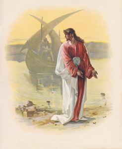 Ved Galilæas Sø (farvelitografi)