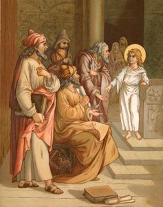 Jesus, som dreng, i templet