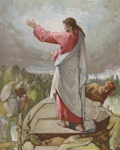 Jesus prædiker fra båden
