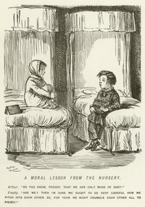 En moralsk lektion fra børnehaven af John Leech