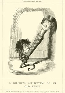 En politisk anvendelse af en gammel fabel af John Leech