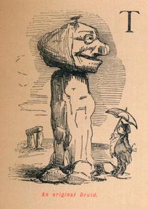 En original Druid, c1860, 1860 af John Leech