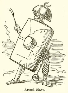 Bevæbnet slave (gravering) af John Leech