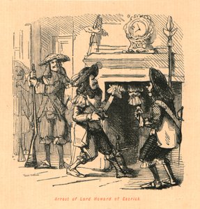 Arrestation af Lord Howard af Escrick, 1897. af John Leech