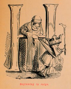 Begynder at regere, c1860, c1860 af John Leech