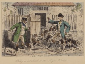 Billy præsenteres for Mayors Harriers af John Leech