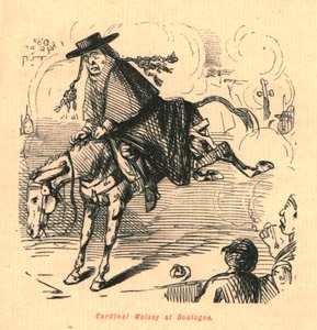 Kardinal Wolsey i Boulogne, 1897. af John Leech