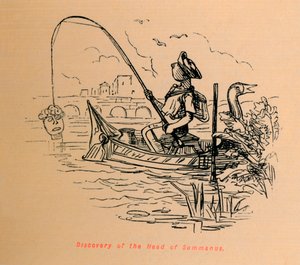 Opdagelsen af hovedet af Summanus, 1852 af John Leech