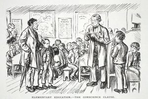 Grundskoleuddannelse - samvittighedsklausulen af John Leech