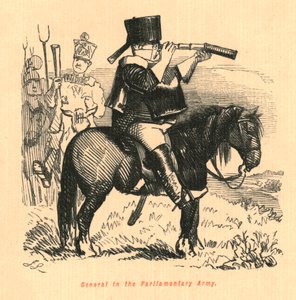General i den parlamentariske hær, 1897. af John Leech