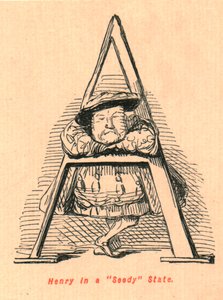 Henry i en snusket stat, 1897. af John Leech