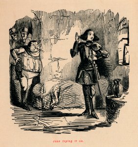 Joan prøver det, af John Leech