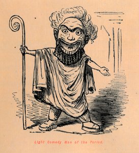 Let komedie Man of the Period, 1852 af John Leech