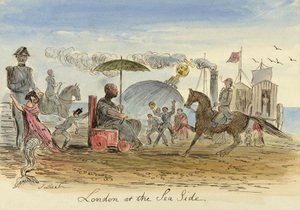 London ved havet, pub.1844 af John Leech