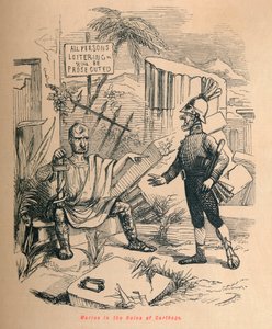 Marius i ruinerne af Karthago, 1852 af John Leech