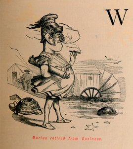 Marius trak sig tilbage fra Business, 1852 af John Leech