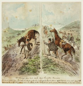 Mr. Briggs går ud med Brighton Harriers af John Leech