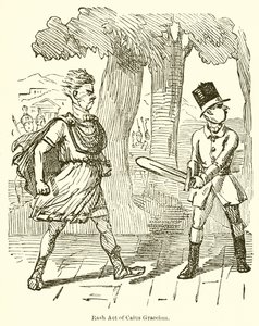 Udslætshandling af Caius Gracchus af John Leech