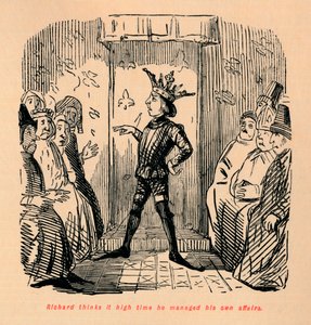 Richard synes, det er på høje tid, han klarede sine egne anliggender, c1860, c1860 af John Leech
