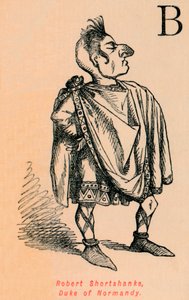 Robert Shortshanks, hertug af Normandiet, c1860, c1860 af John Leech