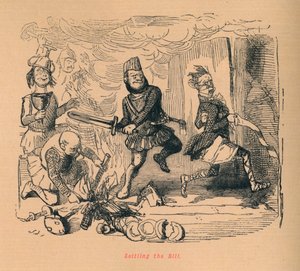Afregning af regningen, c1860, c1860 af John Leech